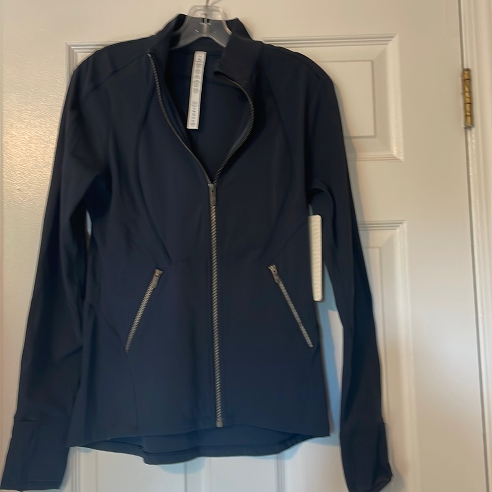 Navy Lululemon Sleek Essentials Jacket. NWT. Size 8.